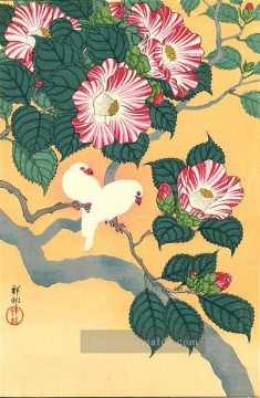  1929 Galerie - Kamelie und Reisvögel 1929 Ohara Koson Japanisch